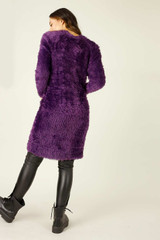 Purple Plush Jumper Dress - FINAL SALE