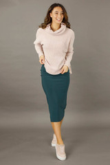 Blush Velour Turtle Neck - SALE