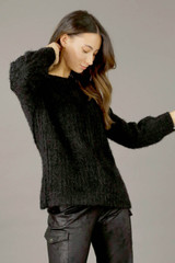 Black Eyelash Knit Genie Jumper - SALE