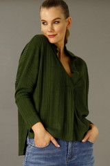 Khaki Rib Eden Jumper