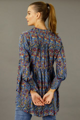 Paisley Nano Babydoll Shirt