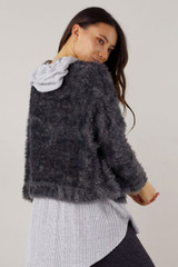 Grey Plush Wonder Cardi - FINAL SALE