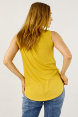 Gold Shimmer Crew Cami - SALE