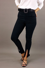 Black Spot Bengaline Split Pant - SALE