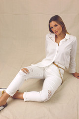 White Harper Straight Jean White Harper Straight Jean