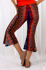 Mexico Print Crop Flare Pant - SALE