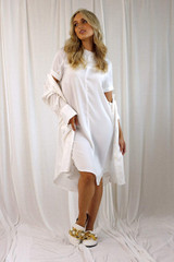 White Seta Tee Dress - SALE