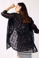 Black Lace Shacket - SALE