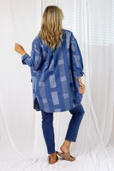 Chambray Patchwork Denim Shacket - FINAL SALE