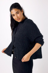 Black Wonder Crop Cardi