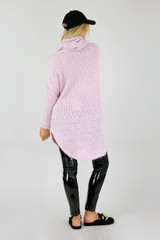 Pink Fluffy Turtle Jumper