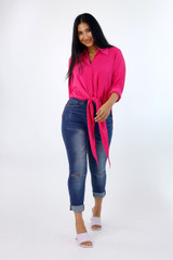 Hot Pink Soft Touch Zhoush Shirt - SALE