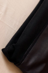 Black Vegan Leather Miracle Pant