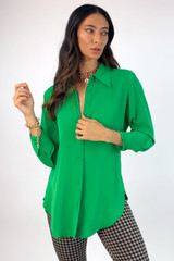 Green Soft Touch Asana Shirt