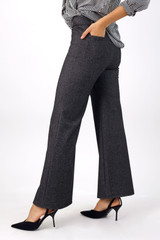 Herringbone Ponte Wide Flare