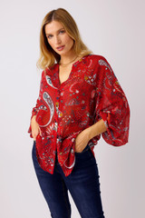 Red Amilia Shirt