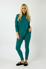 Teal Woolly Leggings