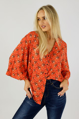 Orange Amilia Shirt