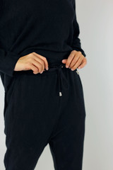 Black Woolly Lounge Pants