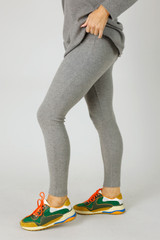 Grey Rib Legging