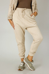 Oatmeal Cable Lounge Pant