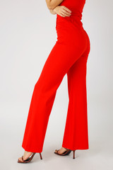 Red Ponte Wide Flare