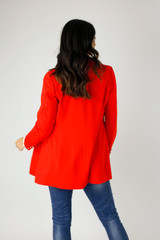 Red Ponte Zippy Blazer