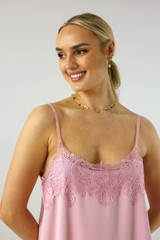 Pink Soft Touch Dainty Cami