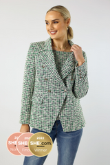 Green Tweed Sisca Blazer