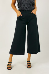 Black Ponte Jet Culotte