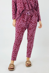 Pink Bamboo Slouch Pants