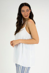 White Seta Lily Cami