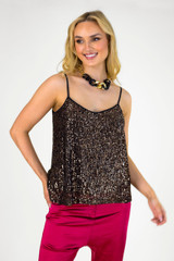 Copper Sequin Cami