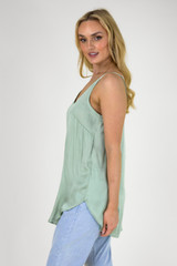 Mint Silky Effortless Cami