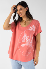 Coral Femme T - Shirt