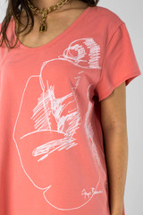 Coral Femme T - Shirt
