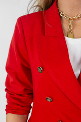 Red Sisca Blazer