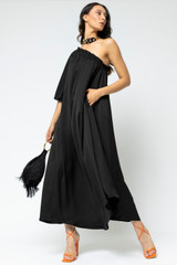 Black One Shoulder Dress