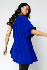 Cobalt One Shoulder Top