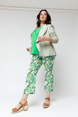 Green Palm Easy Days Stretch Pants - FINAL SALE