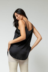 Black Silky Effortless Cami