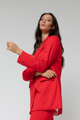 Red Ponte Zippy Blazer