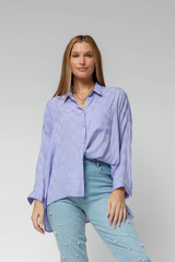 Lilac Everyday Silky Shirt - FINAL SALE