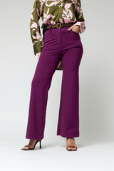 Purple Ponte Wide Flare - SALE