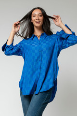 Cobalt Charlie Silky Shirt