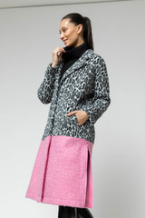 Animal Pink Combo Zip Coat - SALE