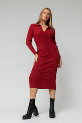 Red Knit Dress - FINAL SALE