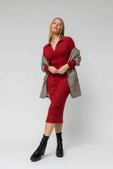 Red Knit Dress - FINAL SALE