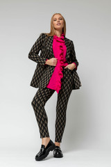 Black Taupe Bari Blazer - SALE