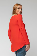 Orange Contour Bell Top